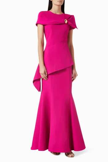 Hardware-detail Maxi Dress