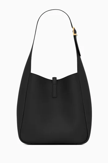 Small LE 5 À 7 Bag in Grained Leather