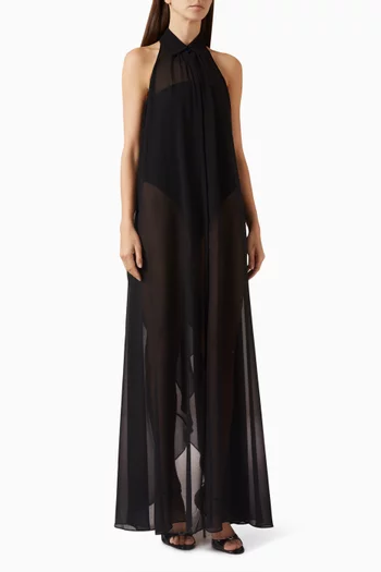 Sukie Sheer Halterneck Dress