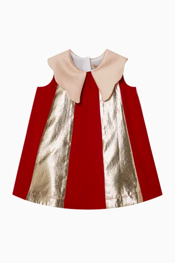 Candy Cane Trapeze Dress & Bloomers