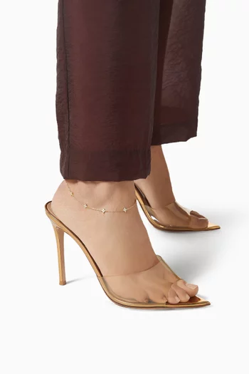 Irene Star Charm Anklet in 18kt Gold-plated Sterling Silver