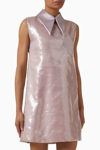 Mauve Dust Mini Dress