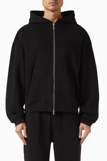 Harris Zip Hoodie in Cotton-jersey