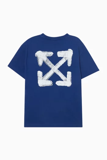 Sponge Arrow Printed T-shirt in Cotton