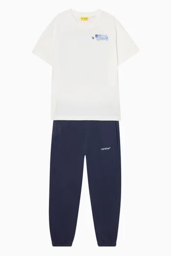 Arrow Acrylic T-shirt in Cotton