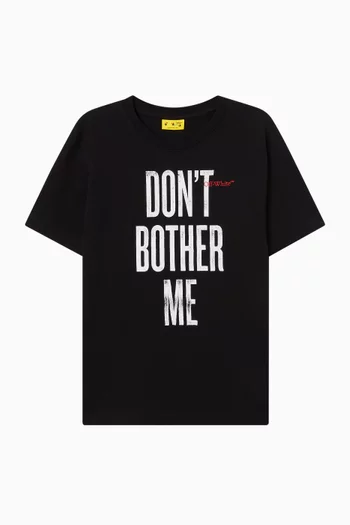 Quote Printed T-shirt in Cotton