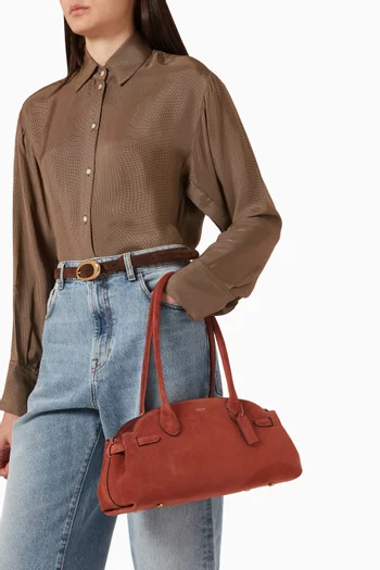 Empire Carryall Bag in Suede