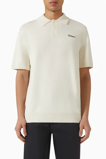Knit Polo Shirt in Cotton