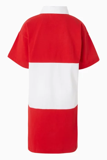 فستان بنمط قميص مخطط