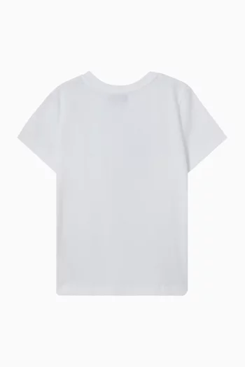 تي شيرت بطبعة سيارة قطن