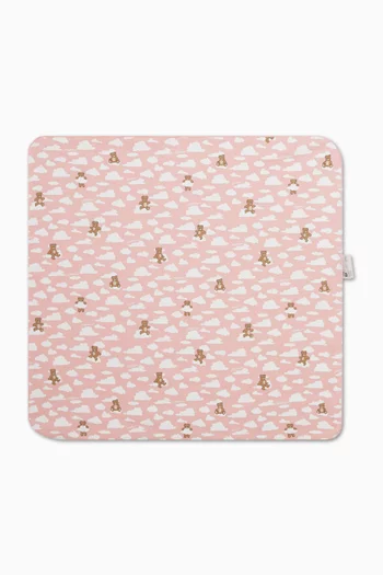 بطانية قطن بطبعة دب