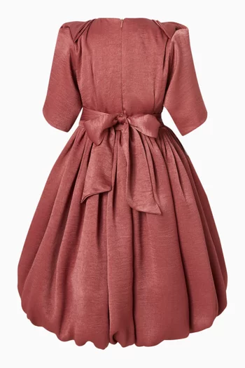 Bubble-hem Maxi Dress