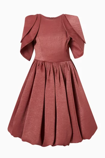 Bubble-hem Maxi Dress