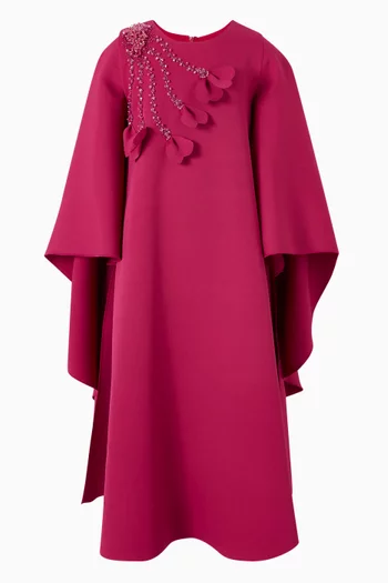 Embellished A-Line Maxi Dress