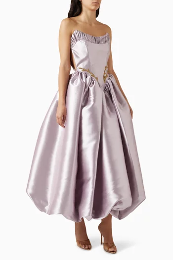 Wisteria Dreams Dress in Mikado