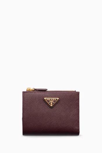 Small Wallet in Saffiano Leather