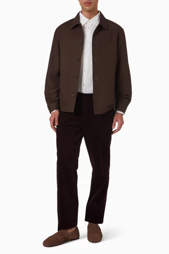 جاكيت بأزرار قطن