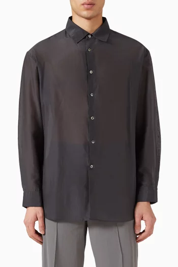 Shirt in Cotton & Silk