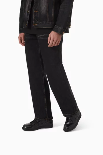 Dunk Low Retro PRM Sneakers in Leather