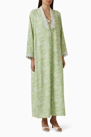 Zainah Cut Abaya in Chiffon