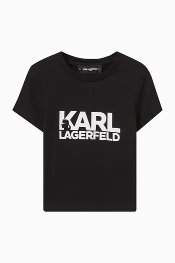 تي شيرت بشعار KARL قطن