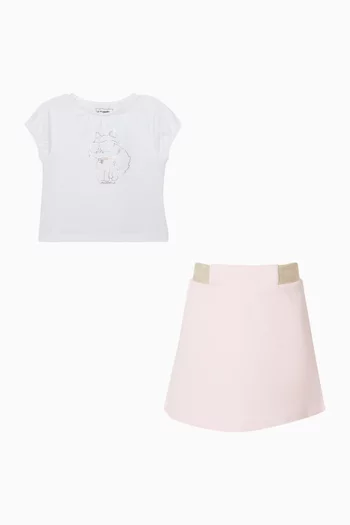 T-shirt & Skirt Set