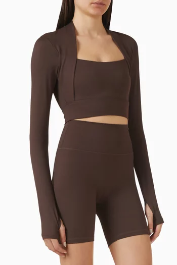 Softsculpt Bolero Long Sleeve Top