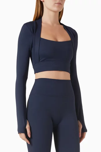 Softsculpt Bolero Long Sleeve Top