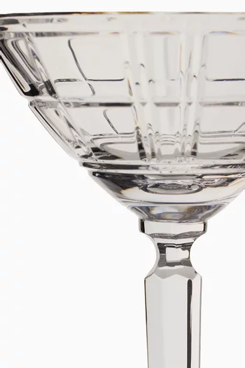 Hudson Plaid Martini Glass