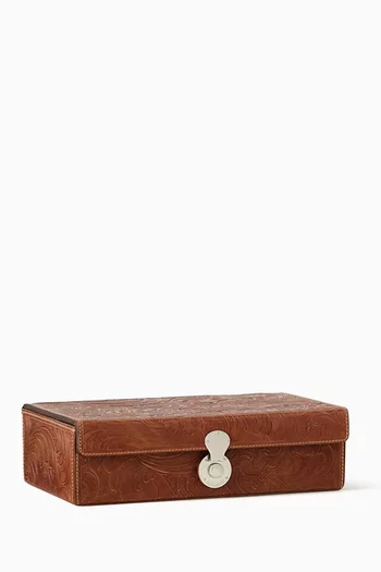 Aidan Decor Box in Leather