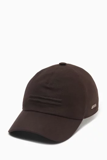 Oasi Lino Baseball Cap in Linen