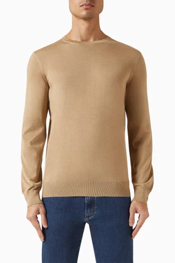 Crewneck Sweater in Cashseta