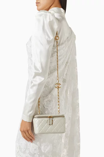 Vanity Bag in Quilted Leather