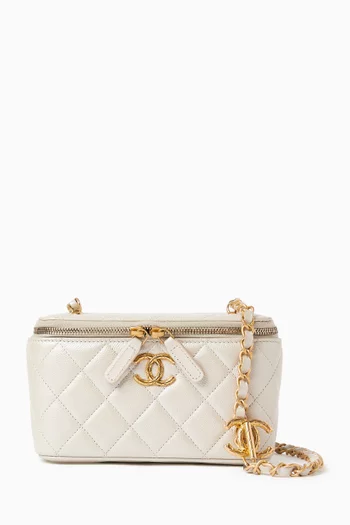 Vanity Bag in Quilted Leather