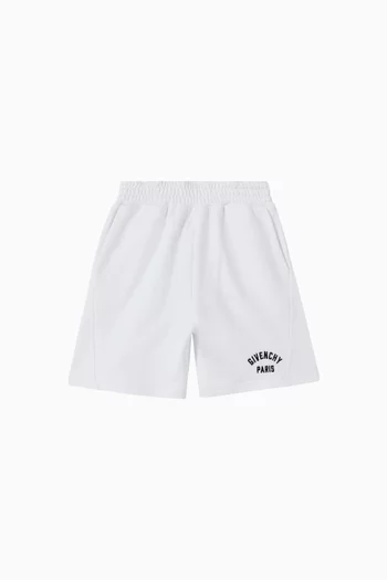 Logo Sweatshorts in Cotton Fleece