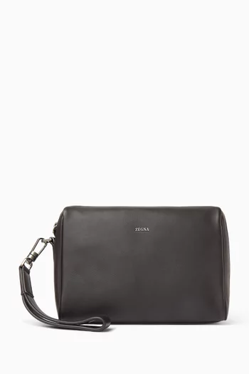 SECONDSKIN Pouch in Leather