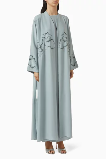 3-piece Embellished Abaya Set