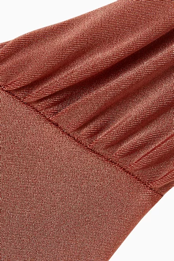 x Camila Coelho Golden Dune Seashell Bikini Briefs