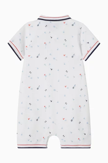 رومبر قطن بيكيه مزين بطبعة بالكامل