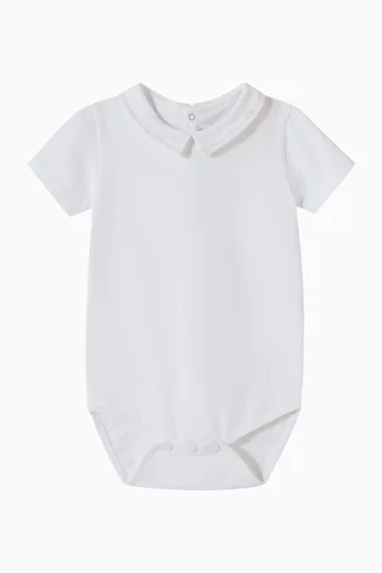 لباس قطعة واحدة قطن بياقة