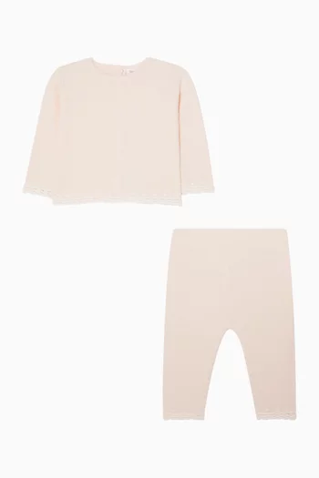 Sweatshirt & Pants Set in Knit