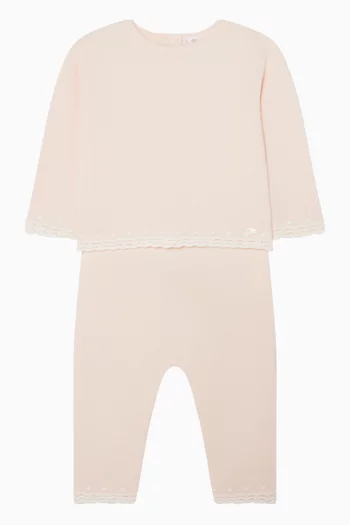 Sweatshirt & Pants Set in Knit