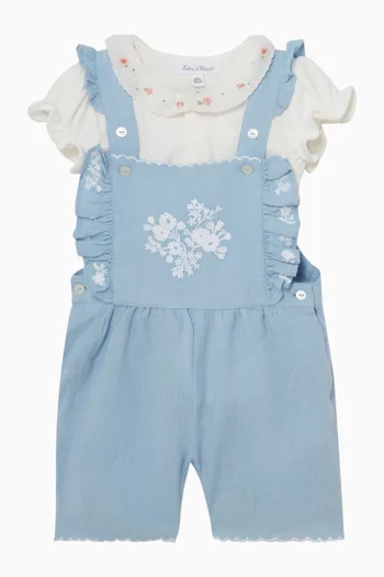 Floral Ruffle Bodysuit