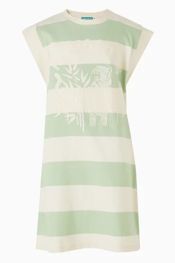 Striped Dress in Organic Cotton