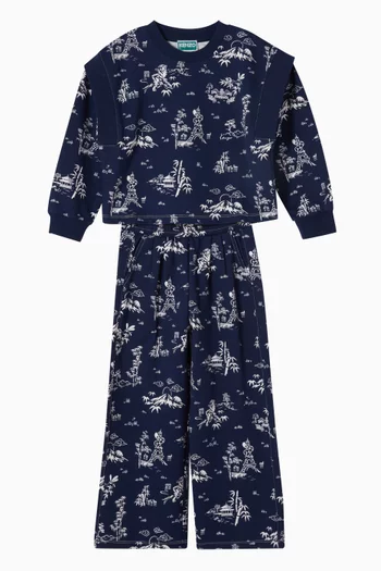 Relaxed Printed Sweatpants