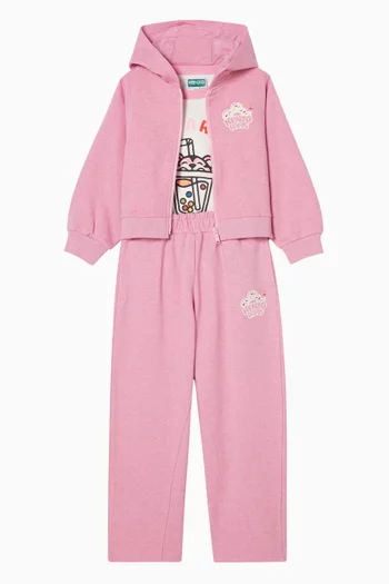 Logo-embroidered Sweatpants in French Terry