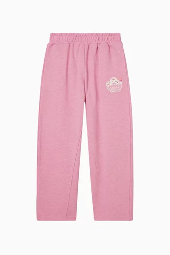 Logo-embroidered Sweatpants in French Terry