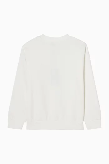 Logo-print Sweatshirt in French Terry