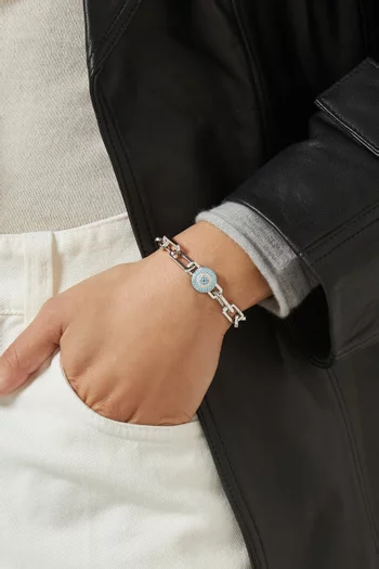 Evil Eye Stoneset Charm