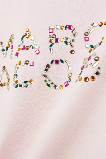 Crystal Logo T-shirt in Cotton